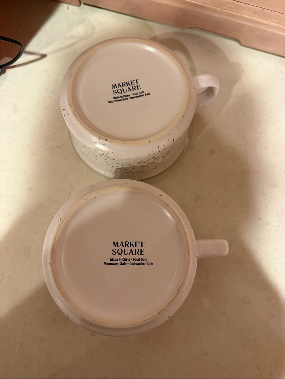 2 Market Square White Enjoy Laurel Soup Mug Souper Mug with Lids ceramic - Picture 8 of 8